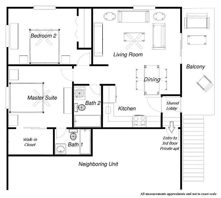Stylish And Modern 2 Bedroom, 2 Bathroom. The Mermaid Suite.