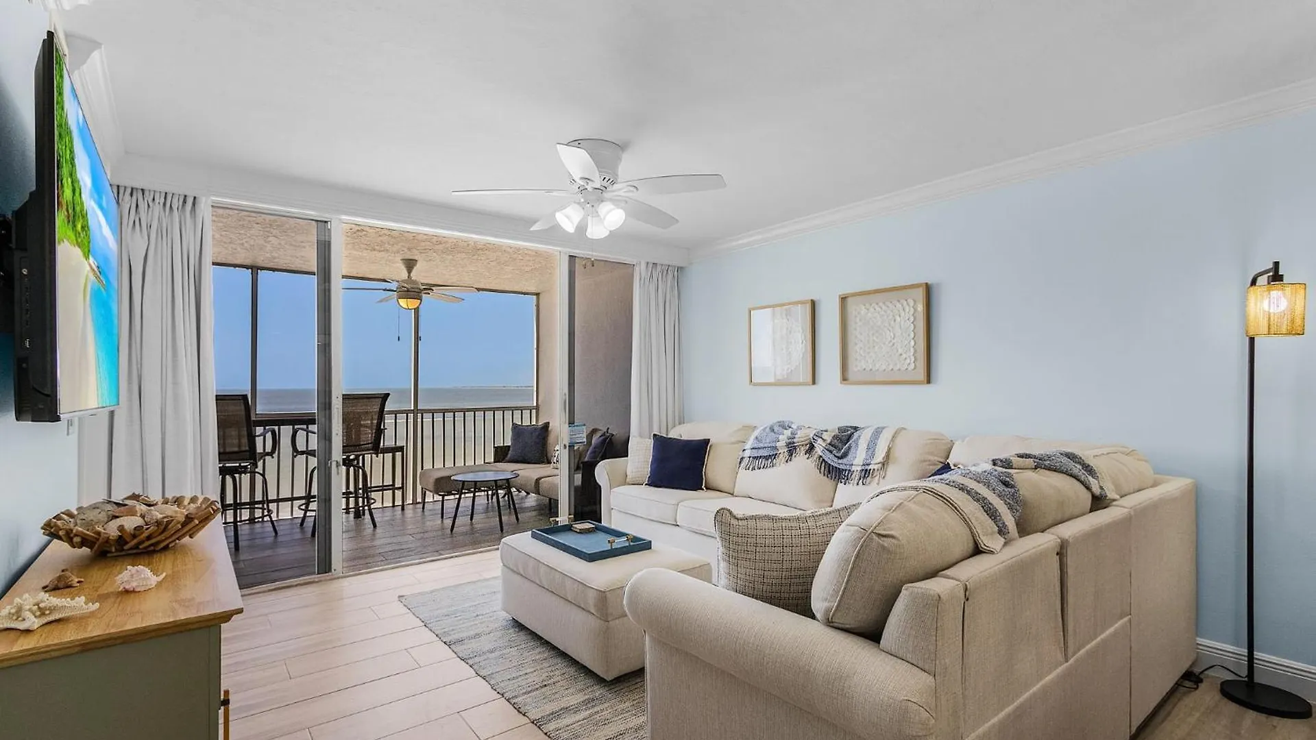 بيت للعطل Newly Remodeled Gulf-view W/ Pool & Lanai فورت مايس بيتش