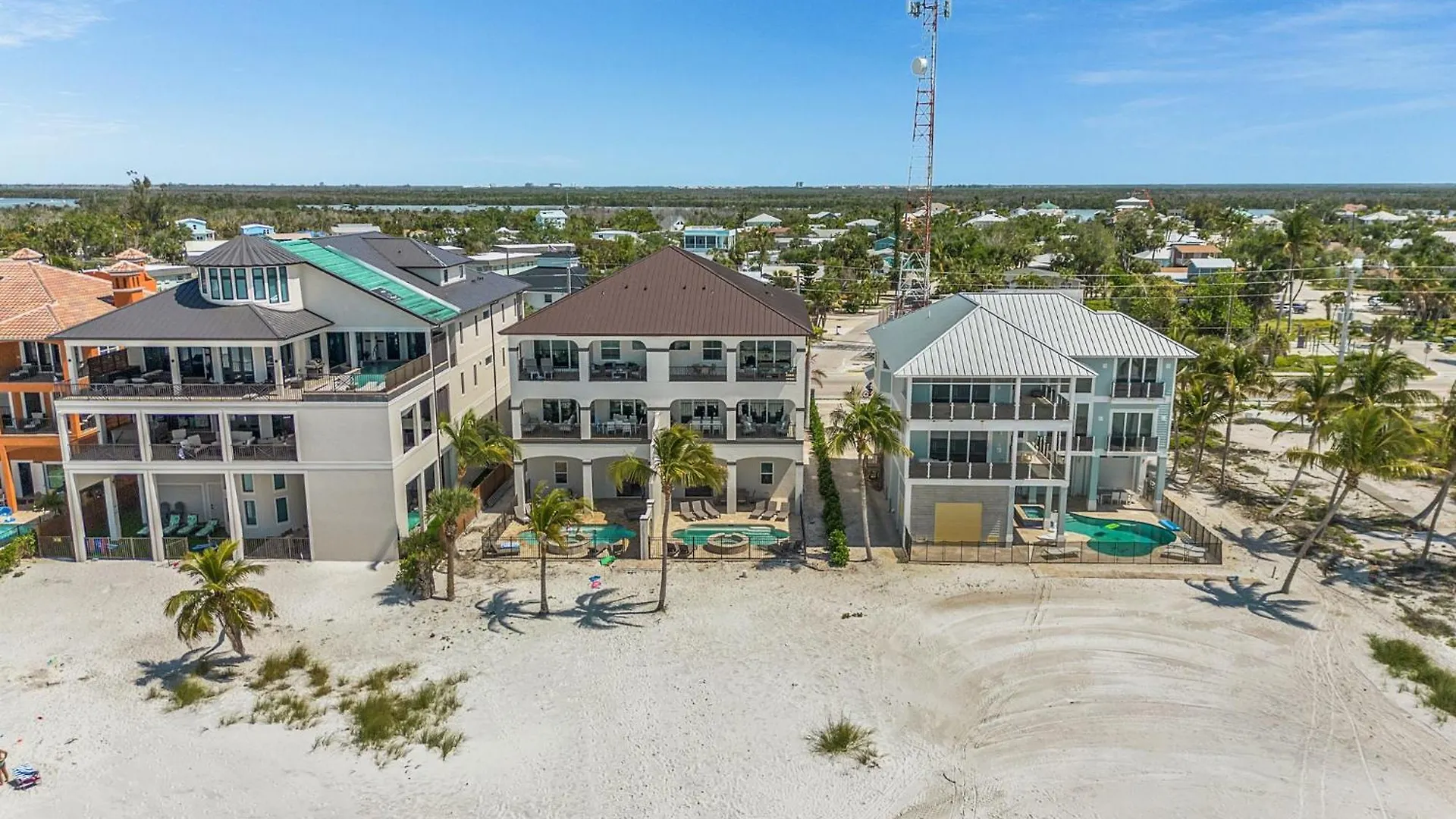 Ferienhaus Gulf-front 5br: Pool, Spa, Stunning Views Fort Myers Beach