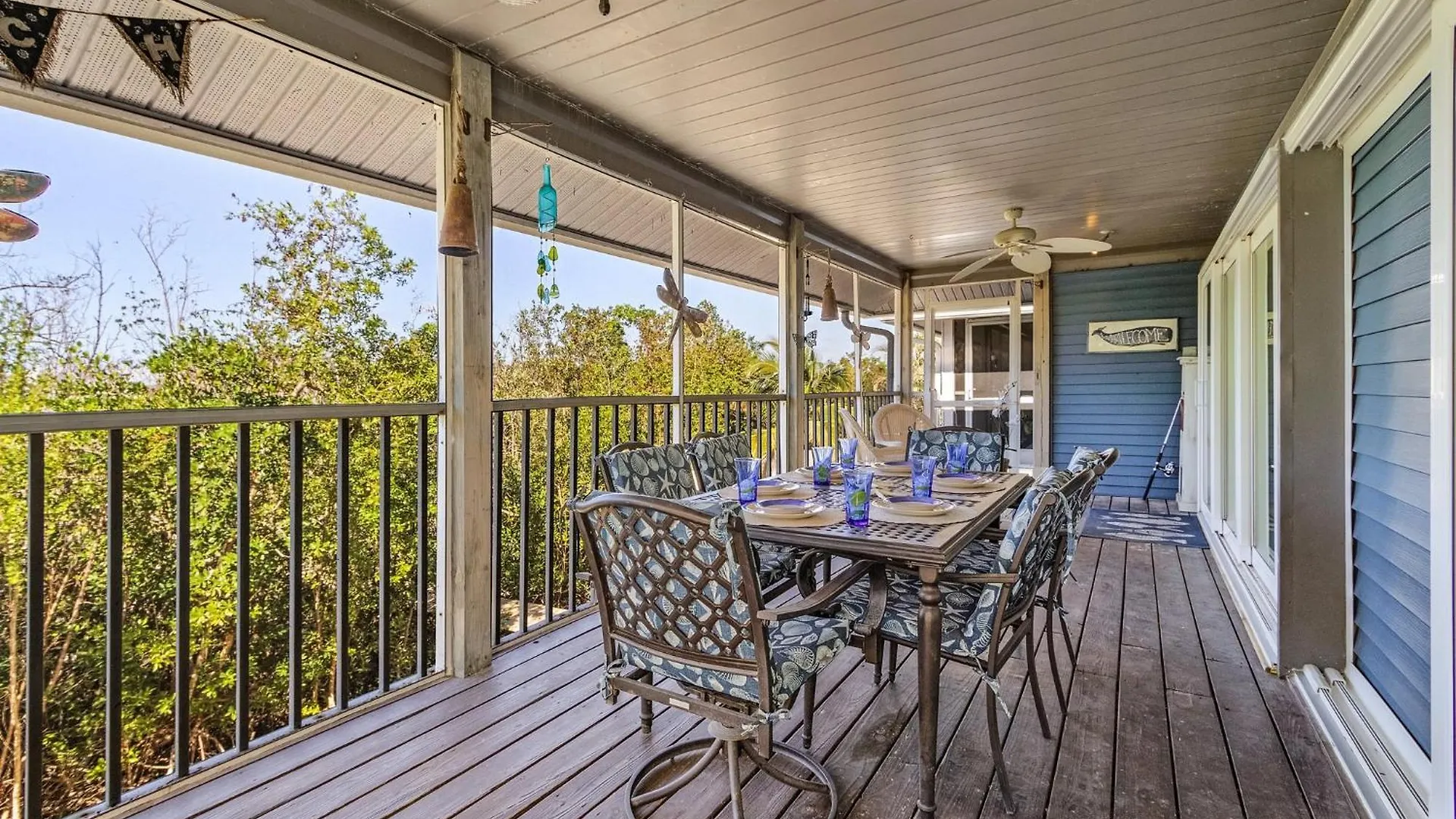 Nyaraló Close To Beach, Secluded Pier With Partial Bay Views - Blue Bayou A - Roelens Fort Myers Beach