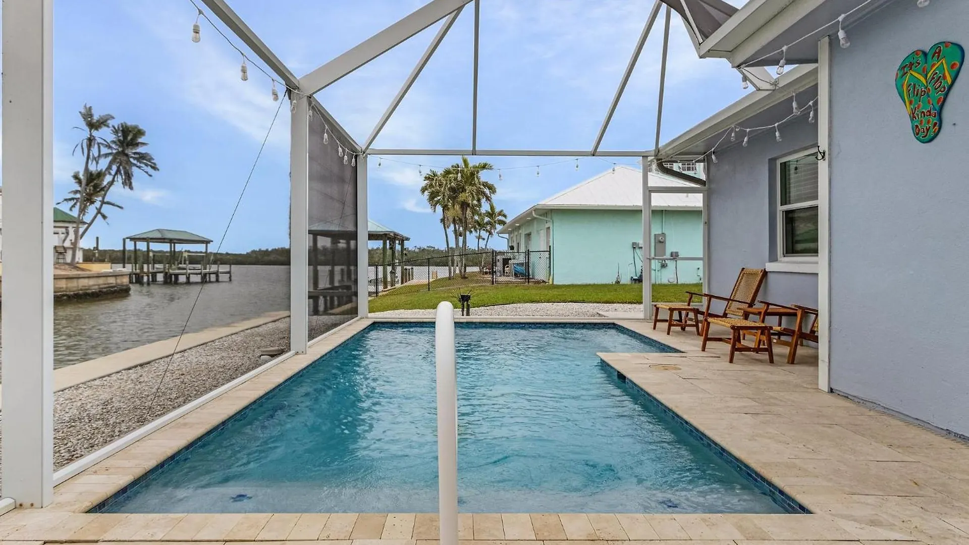 Myers Oasis W/pool & Canal Access Nyaraló *