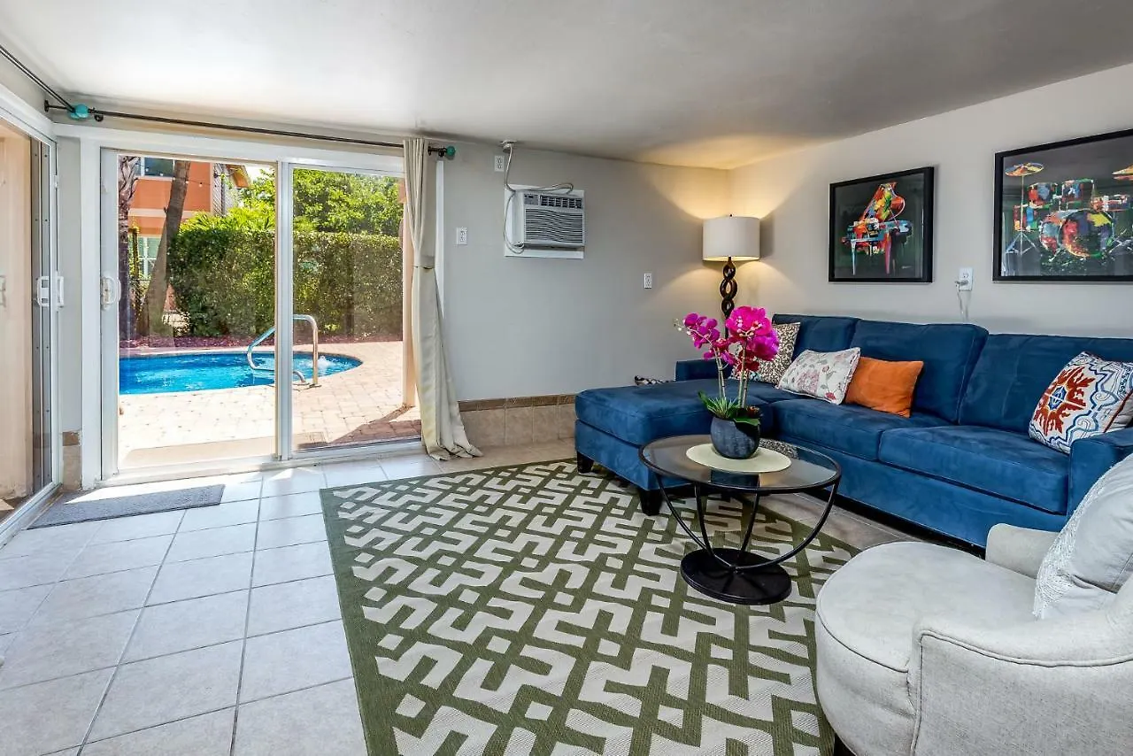 Miramar 124 Lower Unit, Studio, Pool, Wifi, Sleeps 2, Fire Pit Сasa de vacaciones Fort Myers Beach
